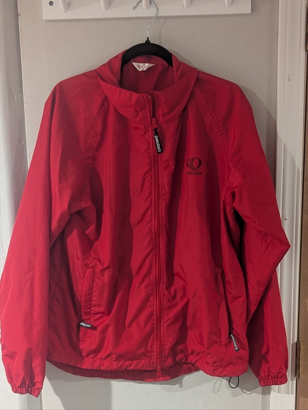 Pearl Izumi Red Athletic Jacket with Embroidered Logo